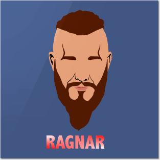 Ragnar illustration Posters and Art